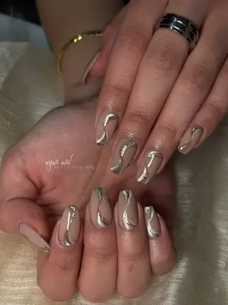 ネイル 長さ出し専門 nynaのネイルデザイン