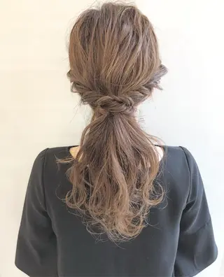 カラー ヘアアレンジ 齋藤 咲のヘアスタイル