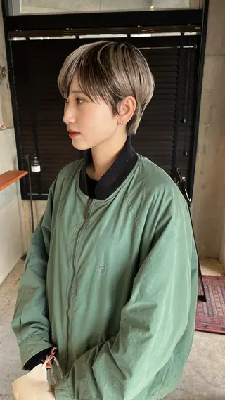 ショート カラー rimi/ショート /透明感カラーのヘアスタイル