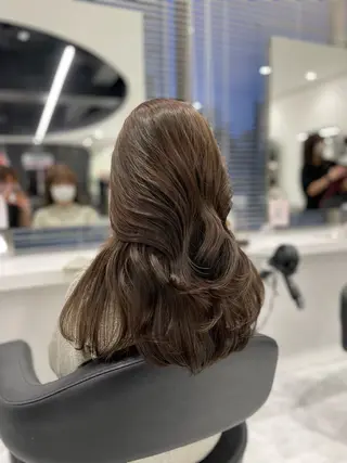 セミロング 💍大人デザイン /ハイトーン♡リクトのヘアスタイル