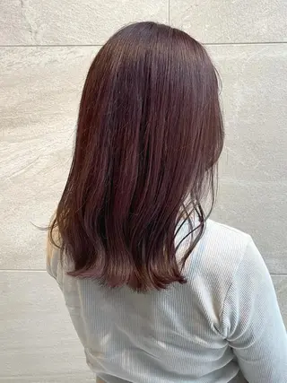 ミディアム カラー レイヤー,ボブ / 彩未のヘアスタイル