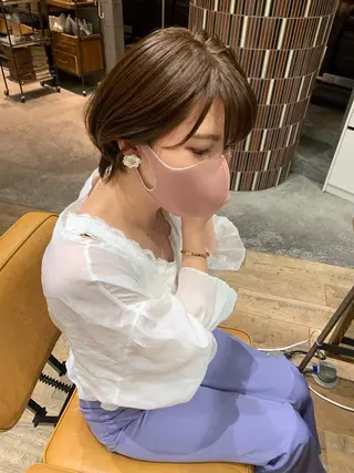 ショート Sill所属・片岡 由依のヘアスタイル