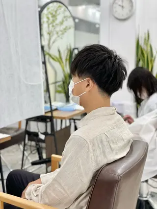 ショート パーマ ヘアアレンジ メンズ 🧸縮毛矯正特化 金澤 彩香🎀のヘアスタイル