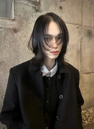 セミロング メンズ タナカ カナ🫧のヘアスタイル