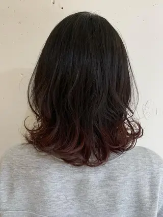 ミディアム カラー newi 京橋 【yuuki】のヘアスタイル