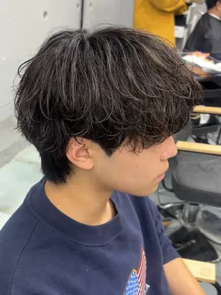 パーマ メンズ メンズパーマ/韓国 ヘア/Mino🤍のヘアスタイル