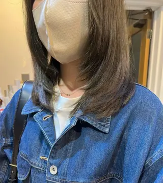 ミディアム 韓国レイヤー/ショー ト/nodokaのヘアスタイル
