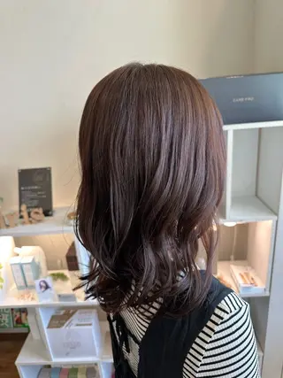 ミディアム カラー ヘアアレンジ ueki ayaneのヘアスタイル