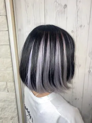 ショート ゆぴ☾‪/推しカラー /ハイトーンのヘアスタイル