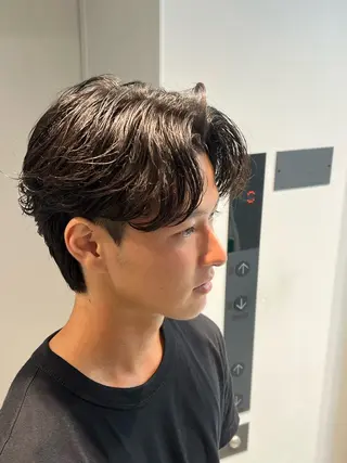 パーマ 🌀ソヘル/シャドウ ✨/メンズパーマ/栄のヘアスタイル