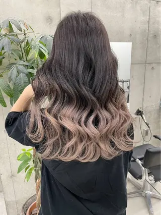 ロング カラー 八代 珠羽のヘアスタイル