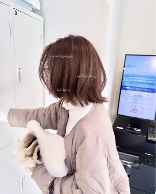 ミディアム カラー Miku❇️ フェイスレイヤーのヘアスタイル