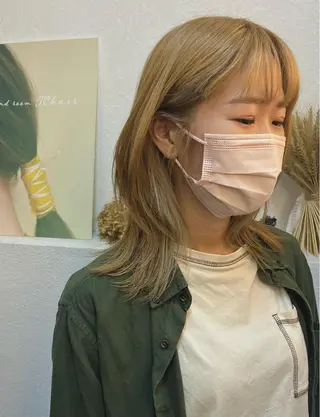 ミディアム cana カナ/tensionのヘアスタイル