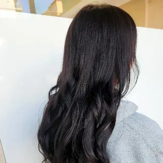 ロング ユウナ/眉ワックス /メンズカットモデルのヘアスタイル