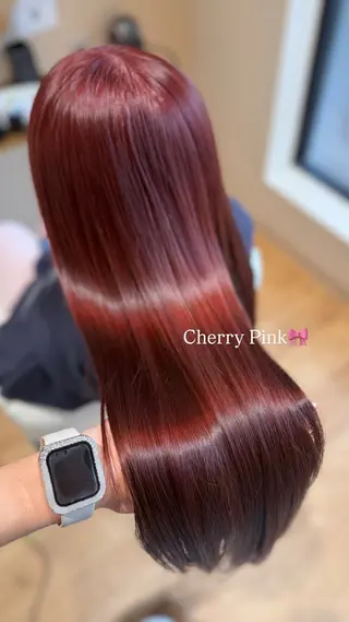 ロング カラー Minori🤎 ナチュラル韓国ヘアのヘアスタイル