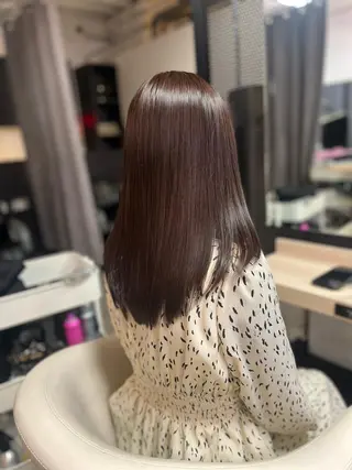 セミロング カラー ボブ& 髪質改善FUMIYAのヘアスタイル