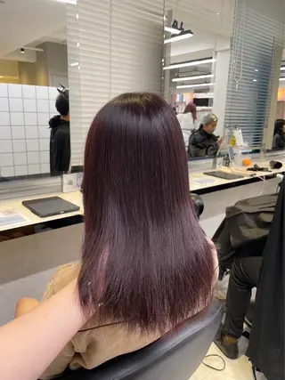 ロング カラー みう/仙台/暖色/ 艶髪/顔周りカット/のヘアスタイル