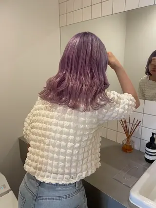 セミロング ボブカットモデル/パ ーマ/harunaのヘアスタイル