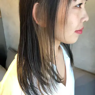 ロング カラー EMANON所属・梅田美容室 高山アヤのヘアスタイル