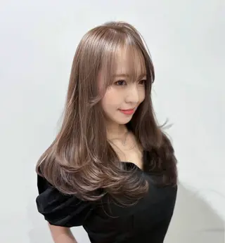 セミロング 薮本 真優のヘアスタイル