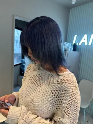 ミディアム カラー 🪄池袋ハイトーン 🪄ブリーチカラーのヘアスタイル