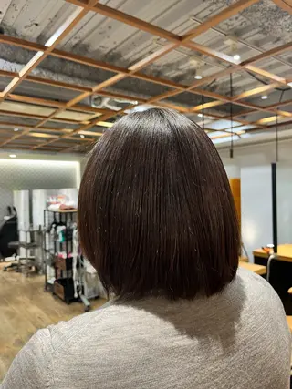 ミディアム パーマ CLAPS富岡所属・おの ももか /京急富岡のヘアスタイル