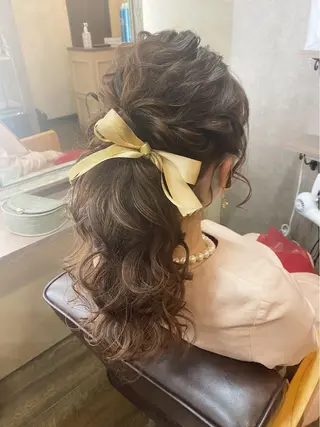 ヘアアレンジ 田井中 悠紀のヘアスタイル