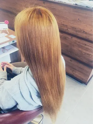 ロング カラー パーマ ヘアアレンジ メンズ キッズ ネイル マツエク・マツパ ひがし さゆりのヘアスタイル