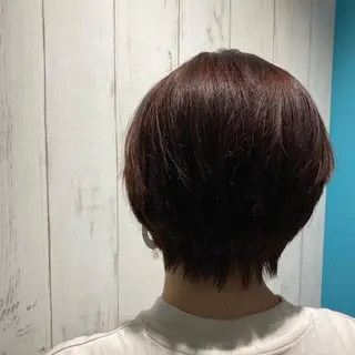 ショート カラー 透明感カラー🌈 菊池 結衣のヘアスタイル