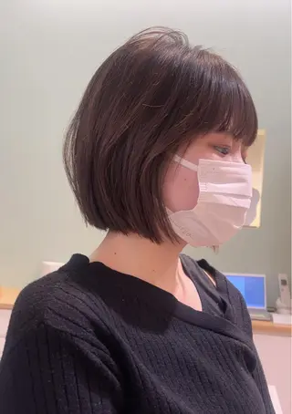 ショート 村松 萌のヘアスタイル
