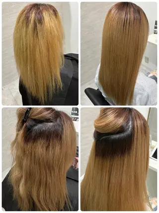 セミロング 本町/酸性縮毛矯正 髪質改善/財間一正のヘアスタイル