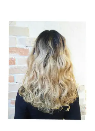 ロング カラー JIL BLAN 京都所属・RU RIのヘアスタイル