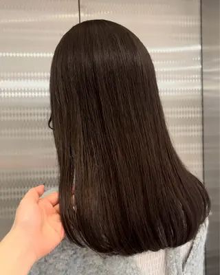 セミロング カラー CHAINON×FeM#所属・名駅/sHiHo/透 明感カラー✨🎀/のヘアスタイル