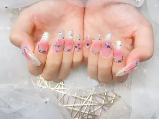 ネイル ラベンダー💖日暮里 ルル💖ネイルのネイルデザイン