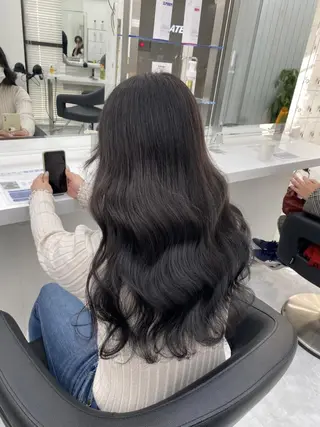 カラー 💕愛され透明感ヘア 💕横浜UNITEDのヘアスタイル