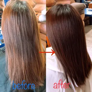 ロング カラー 綿松 彩乃のヘアスタイル