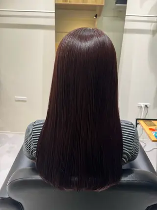 ロング カラー ゆ う あのヘアスタイル