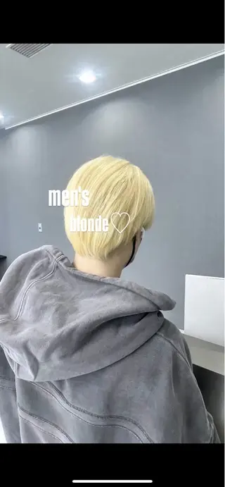 メンズ ミルクティー/透明感 カラー🎀YURIAのヘアスタイル