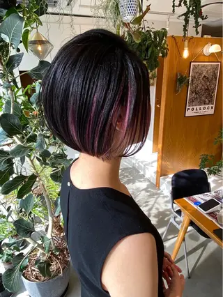 ショート カラー aen parlor所属・💐レイヤー/暖色 /りゅーき💐のヘアスタイル