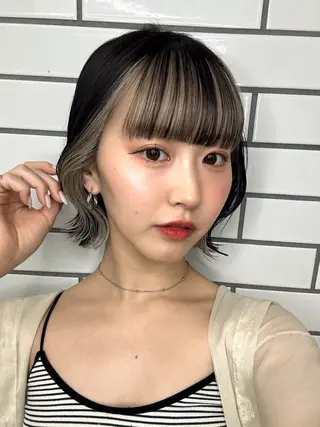 ショート カラー 韓国ヘア/艶カラー /田中悠佑のヘアスタイル