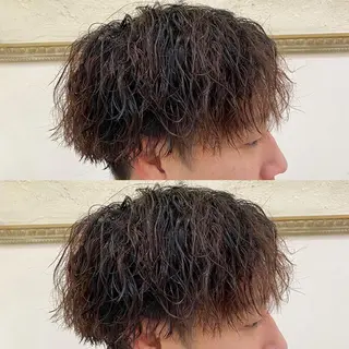 パーマ メンズ 年間2000名担当◎ パーマ職人/仲原佑樹のヘアスタイル