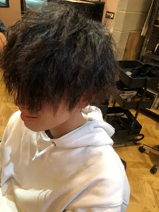 パーマ メンズ エクステ指名No.1 【店長】橘田のヘアスタイル