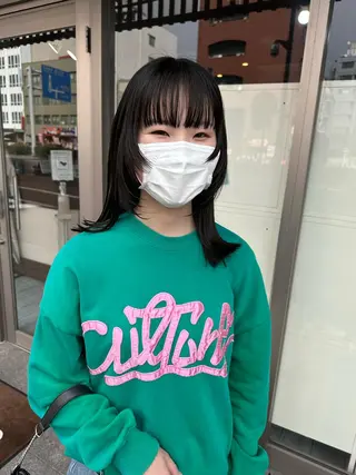 ミディアム カラー 高橋 みく/ minimのヘアスタイル