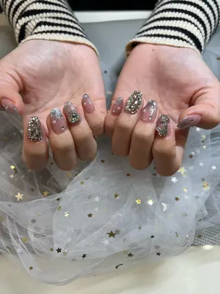 ミディアム カラー ネイル Ryoko Nailのネイルデザイン