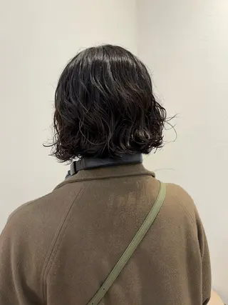 ショート パーマ anna/ラフパーマ /くすみベージュのヘアスタイル