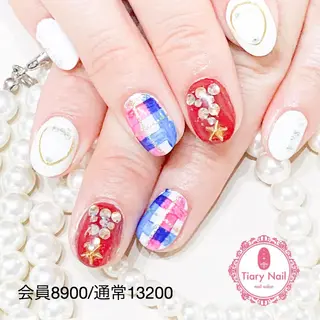 ネイル 💗🪽Tiary Nail🪽💗のネイルデザイン