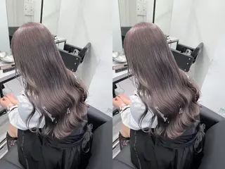 ロング カラー PELE所属・盛れる💖ミルクティ ー💍🎀yuiのヘアスタイル