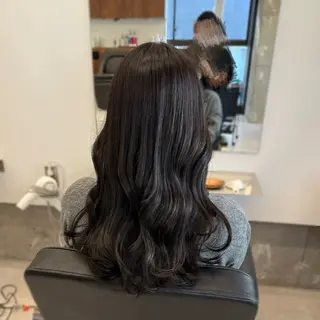 ロング カラー 縮毛矯正+モテカラー 🎀✨mihoのヘアスタイル