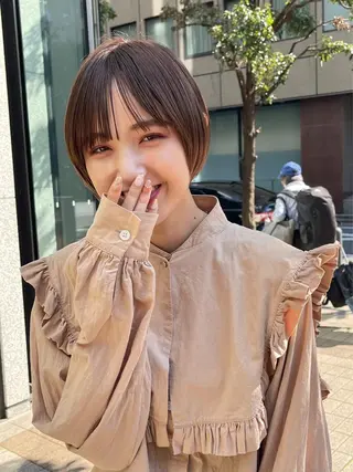 ショート ヘアアレンジ XANADU上野店 🐼ﾖｺﾊｼのヘアスタイル