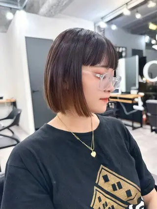 ショート kiti SAKAE所属・のり/顔まわり/韓国 /レイヤーカットのヘアスタイル